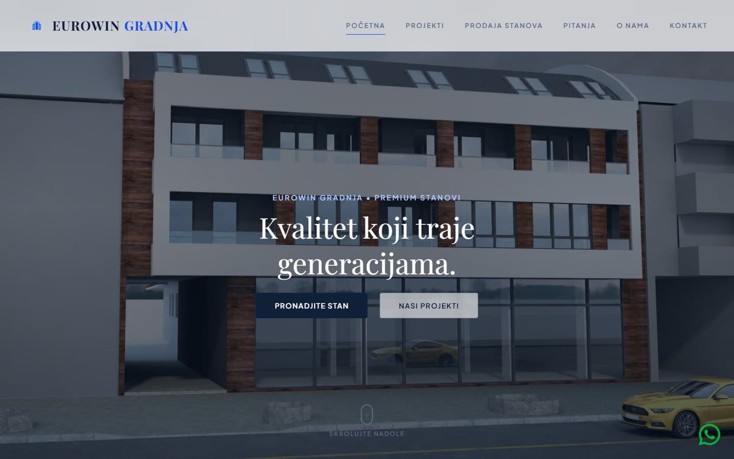 Sajt Eurowin Gradnja
